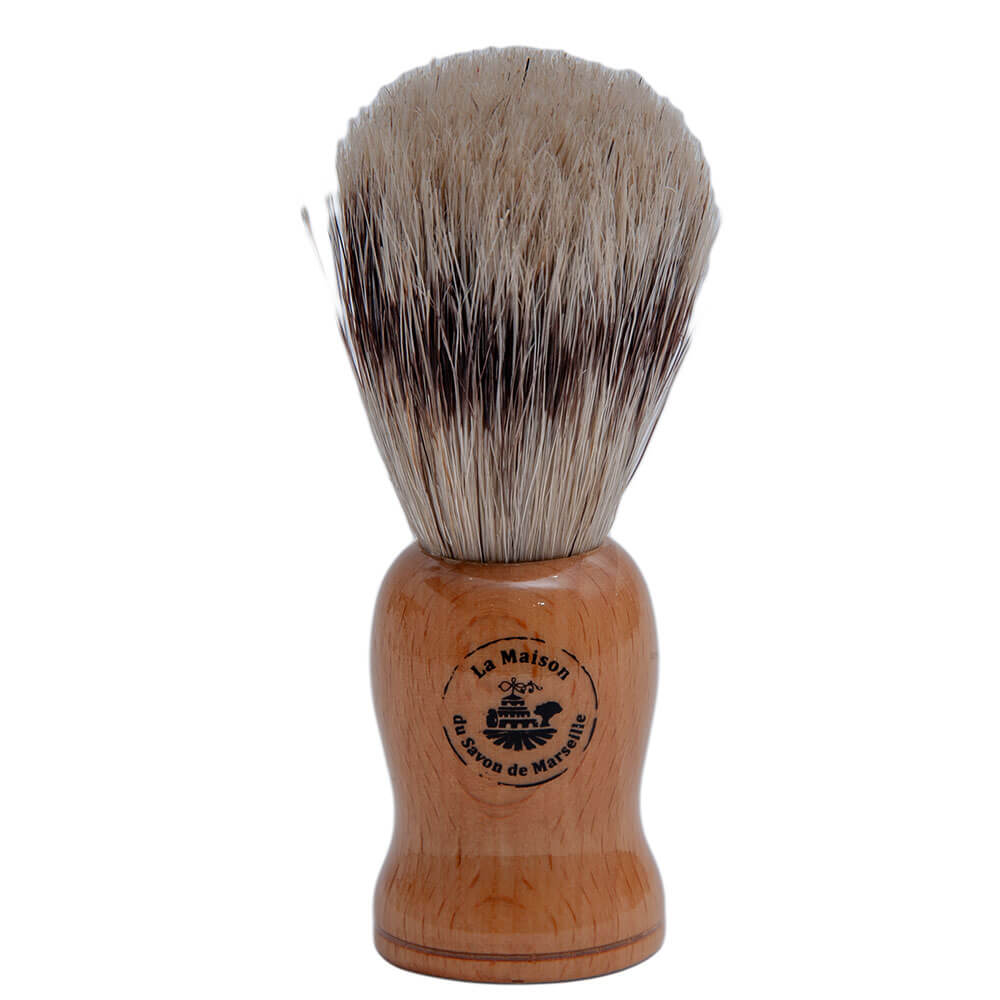 French Wooden Shaving Brush, Boar Bristles, Rebel collection