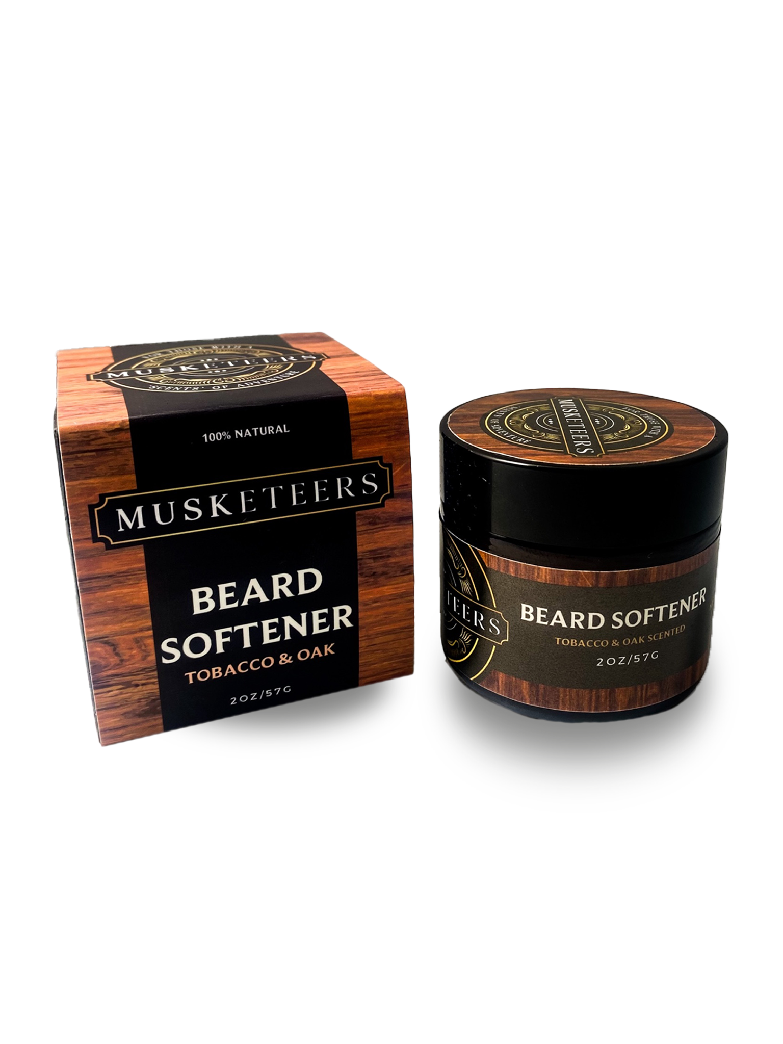 Men's Grooming, Natural Beard Softener, Cuban Tobacco & Oak Fragrance, 57g
