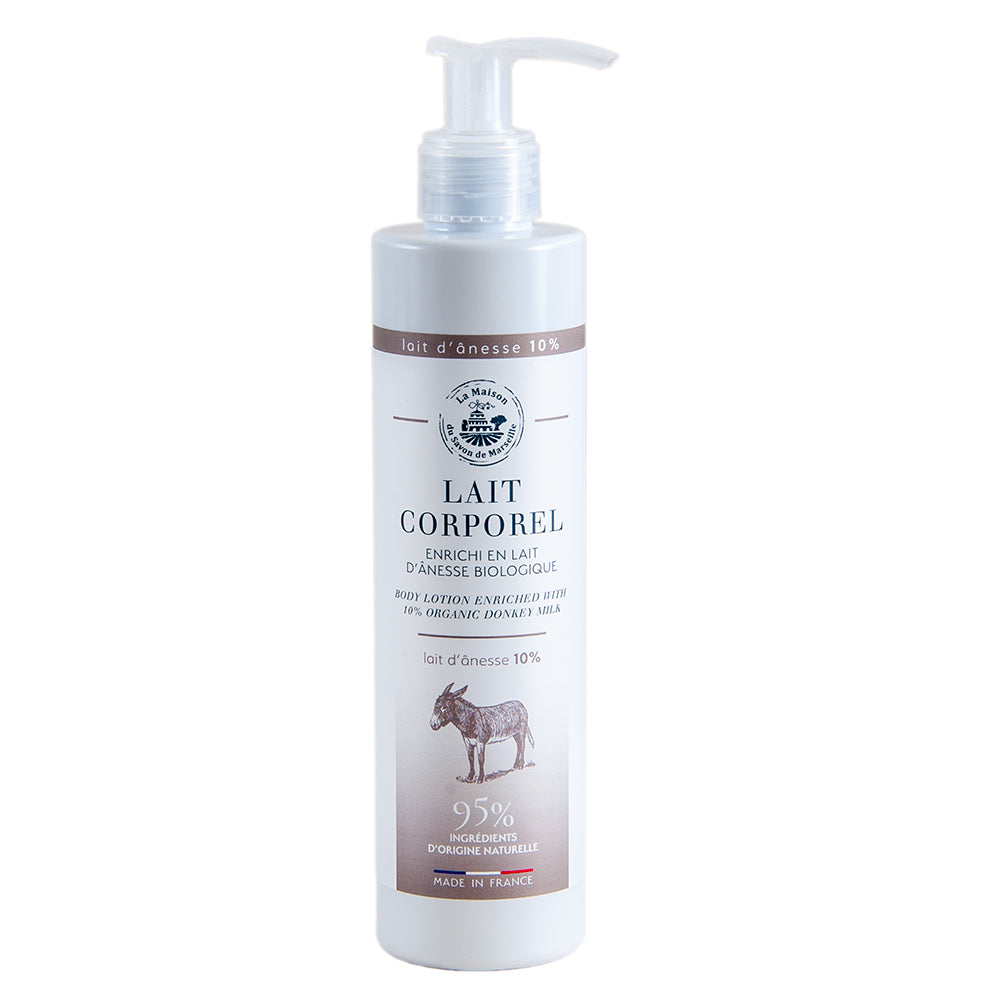 French Body Lotion, 10% Donkey Milk, Argan Oil and Shea Butter, Donkey Milk Fragrance, 250ml